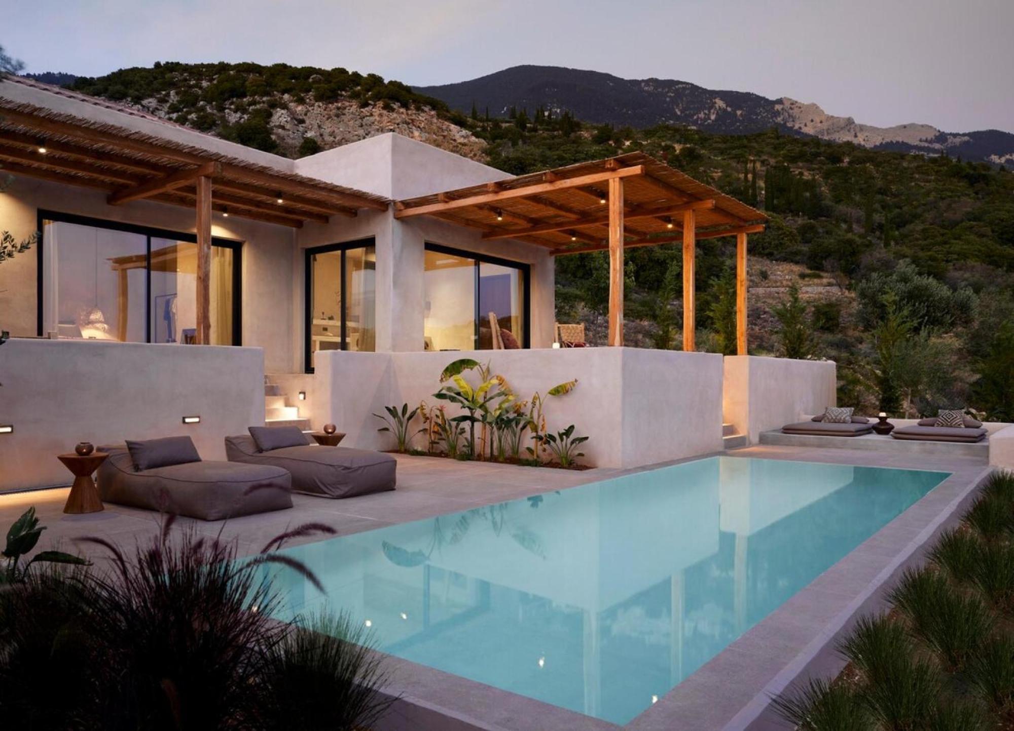 Villa Gaia - Secret Roc Villas Livathos  Buitenkant foto